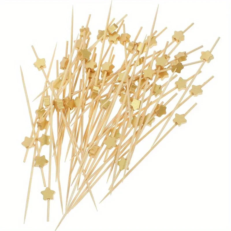 100Pcs Disposable Cocktail Picks