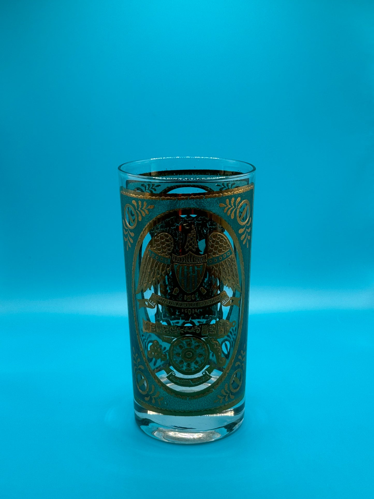 Vintage 22k George Briard Highball Glasses, Signed (4pc)