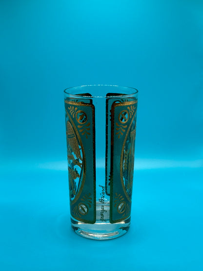 Vintage 22k George Briard Highball Glasses, Signed (4pc)