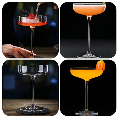 Red Crystal Cocktail Cup