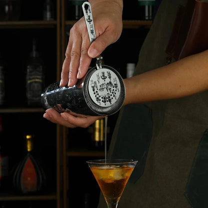 Stainless-Steel Tattoo Cocktail Set