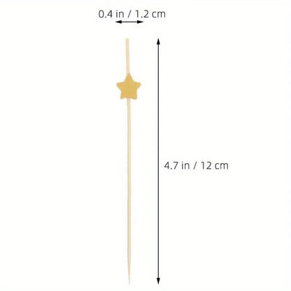 100Pcs Disposable Cocktail Picks